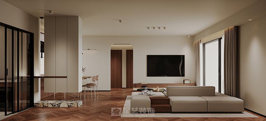 暖棕雅調，藏露有致的精致居境