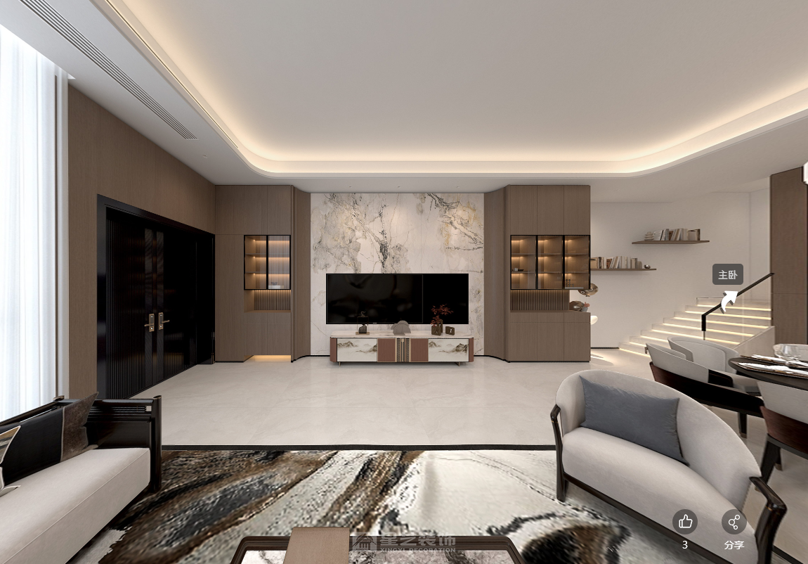 天河區(qū)-新中式-楊宅