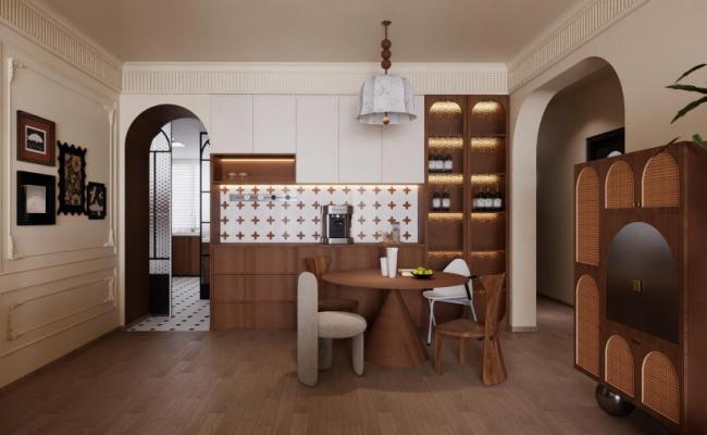 復(fù)古撞色搭配簡約線條，中古風(fēng)的腔調(diào)，是一眼淪陷的高級(jí)感